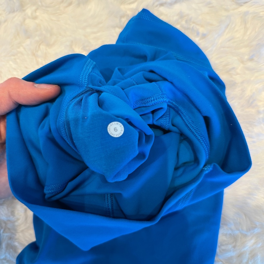 Blue lululemon align shorts - Picture 2 of 5